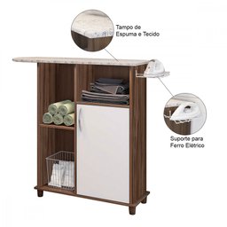 Tábua de Passar Roupa Mdp 1 Porta Florence Notável - 4