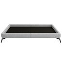 Ver imagem 4 de Cama Casal Base Box Pés Ferro 156cm Emma Linho Cinza Claro - Nexta Casa