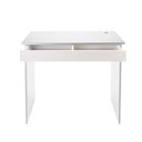 Ver imagem 3 de Escrivaninha Pé Painel com Gaveta Marelli 800x500 Branco