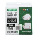 Ver imagem 4 de Painel de Led Quadrado Frameless para Sobrepor 6500k 24w Taschibra