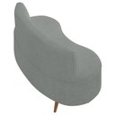 Ver imagem 6 de Sofá 2 Lugares para Sala Living 135cm Pés Palito Korah K04 Bouclê Cinza - Mpozenato