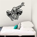 Ver imagem 1 de Adesivo de Parede Infantil Personagem Aranha-Grande 100x60cm