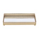 Ver imagem 2 de Bandeja Decorativa Metal Dourado com Espelho 27cm 19464 Mart