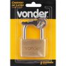 Cadeado de Latão 50mm Encartelado - Vonder - 2