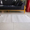 Ver imagem 2 de Tapete para Sala de Estar 100x150 Cm Dupla Face Nozes - São Carlos