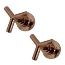 Ver imagem 1 de Kit 2 Acabamento de Registro Rose Gold Brilhante Padrão Deca C55