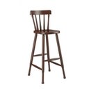 Ver imagem 4 de Kit com 4 Banquetas de Maderia Bar Castanho - Piratini