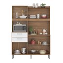 Ver imagem 3 de Kit Cozinha Compacta 06 Portas 02 Gavetas Harmonia Amendola Branco Demóbile
