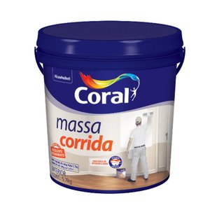 Massa Corrida 5,7kg Branco - Coral