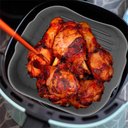 Ver imagem 6 de Forma de Silicone para Air Fryer Quadrada Cinza 20x7cm - Lyor 4887