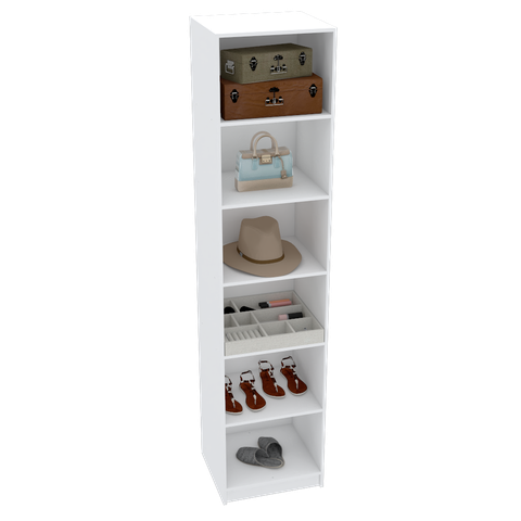 MÓDULO CLOSET COM PRATELEIRAS A 2,20 M303.B (LOJA OU CLOSET) MUNDI MOVEIS