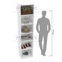 Ver imagem 6 de MÓDULO CLOSET COM PRATELEIRAS A 2,20 M303.B (LOJA OU CLOSET) MUNDI MOVEIS