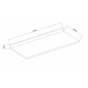 Ver imagem 2 de Tampo para Balcão 120cm Cozinha Modulada 25mm Cristal Mdf Cor:mineral