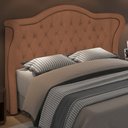 Ver imagem 2 de Cabeceira Cama Box Casal 140 Cm P05 Lisboa Bouclê Terracota - Lyam Decor