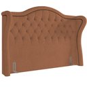 Ver imagem 1 de Cabeceira Cama Box Casal 140 Cm P05 Lisboa Bouclê Terracota - Lyam Decor