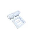 Ver imagem 1 de Conj Tomada Dupla P/ Moveis Alumbra 2p+t Branca Preta 20a:branco