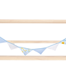 Varal de bandeirinhas unissex infantil decorativa para berço ou montessoriano - 4