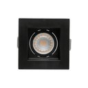 Ver imagem 1 de Kit 5 Spot Embutir Mr11 Quadrado Preto Recuado Saveenergy