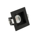 Ver imagem 2 de Kit 5 Spot Embutir Mr11 Quadrado Preto Recuado Saveenergy