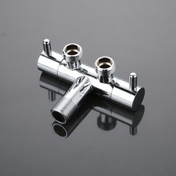 Torneira Máquina Lavar Jardim Saída Dupla Parede Metal Cromada Demima - 2 Torneira Máquina Lavar Jardim Saída Dupla Parede Metal Cromada Demima - 2