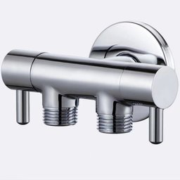 Torneira Máquina Lavar Jardim Saída Dupla Parede Metal Cromada Demima - 1 Torneira Máquina Lavar Jardim Saída Dupla Parede Metal Cromada Demima - 1