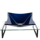 Ver imagem 1 de Kit Cuba de Vidro + Tampo + Suporte - Gabinete P/ Banheiros:azul Marine