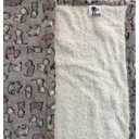 Ver imagem 2 de Cobertor Estampado 3 D Sherpa Infantil Cobertores Parahyba Beige Dog