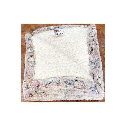 Cobertor Estampado 3 D Sherpa Infantil Cobertores Parahyba Beige Dog