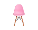 Ver imagem 3 de Cadeira Charles Eames Eiffel Cor Rosa Base Madeira Sala Cozinha Jantar