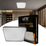 Plafon Sobrepor Quadrado 48w 3 Temperaturs de Cor 3/4/6000k Ip20 Lumier Bivolt Moderno - 4