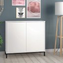 Ver imagem 1 de Balcão Multiuso 2 Portas 4 Nichos BRV Móveis