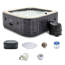 Ver imagem 1 de Banheira Spa Inflável Ofurô Intex Purespa Greystone Deluxe 4 Pessoas 795L com Aquecedor e 140 Jatos