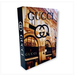 Caixa Livro Decorativa Porta Objetos Luxo Guc