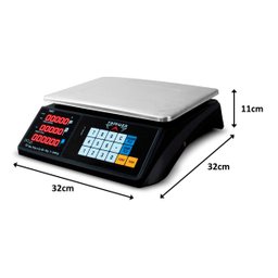 Balança Digital Ramuza 35kg Bateria Lacre e Selo Inmetro - 4