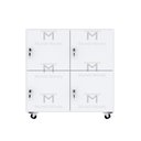 Ver imagem 5 de ARMÁRIO ESCANINHO 4 PORTAS CHAVE M238.2021.B ORGANIZADOR MUNDI MOVEIS