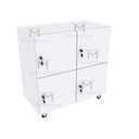 Ver imagem 3 de ARMÁRIO ESCANINHO 4 PORTAS CHAVE M238.2021.B ORGANIZADOR MUNDI MOVEIS