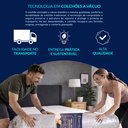 Ver imagem 7 de Colchão Sonos Sense Bamboo Casal Ortopédico Espuma D45 138x188x19 a Vácuo