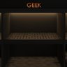 Rack Gamer Geek Madeira Metal sem Led Incluso - Preto A3 - 8