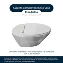 Ver imagem 4 de Assento Sanitário Poliester Soft Close Proa Branco