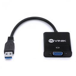 ADAPTADOR VGA FEMEA PARA USB MACHO - VGAFUSBM - 3 ADAPTADOR VGA FEMEA PARA USB MACHO - VGAFUSBM - 3
