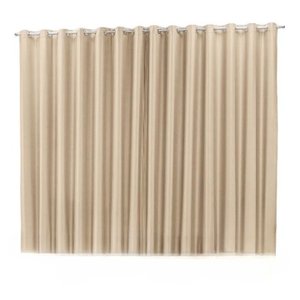 Cortina oxford tecido 10,00x2,80 Para Trilho Suíço:Avelã