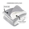 Cobertor Pele Carneiro Cobertor Queen Size Cinza Dupla Face - 4
