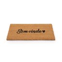 Ver imagem 4 de Tapete de Entrada Fibra de Coco 60cm X 33cm Bem-vindo Amor Kapazi