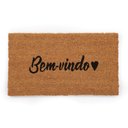 Ver imagem 1 de Tapete de Entrada Fibra de Coco 60cm X 33cm Bem-vindo Amor Kapazi