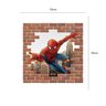 Adesivo de Parede Tijolo Falso Homem Aranha:50 X 50 Cm - 2