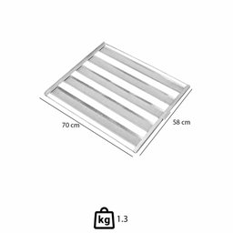 Kit com 5 Esteiras Imeca para Pães 5 Tiras Talas 7 Cm 58x70 509 - 3