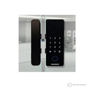 Fechadura Primebras Digital Athenas para Vidro