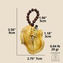 Ver imagem 5 de Kit 6 Porta Guardanapos Biojoias Artesanal Sementes de Gratidão Natural