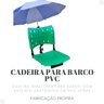 Cadeira para Barco Giratória Prática Dobrável com Suporte de Guarda Sol Verde - 9