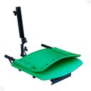 Ver imagem 6 de Cadeira para Barco Giratória Prática Dobrável com Suporte de Guarda Sol Verde